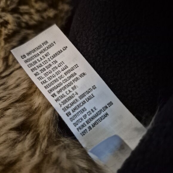 American Eagle Winter hat faux fur fleece lined, Spin Doctors hat, ear flap, - Picture 2 of 6